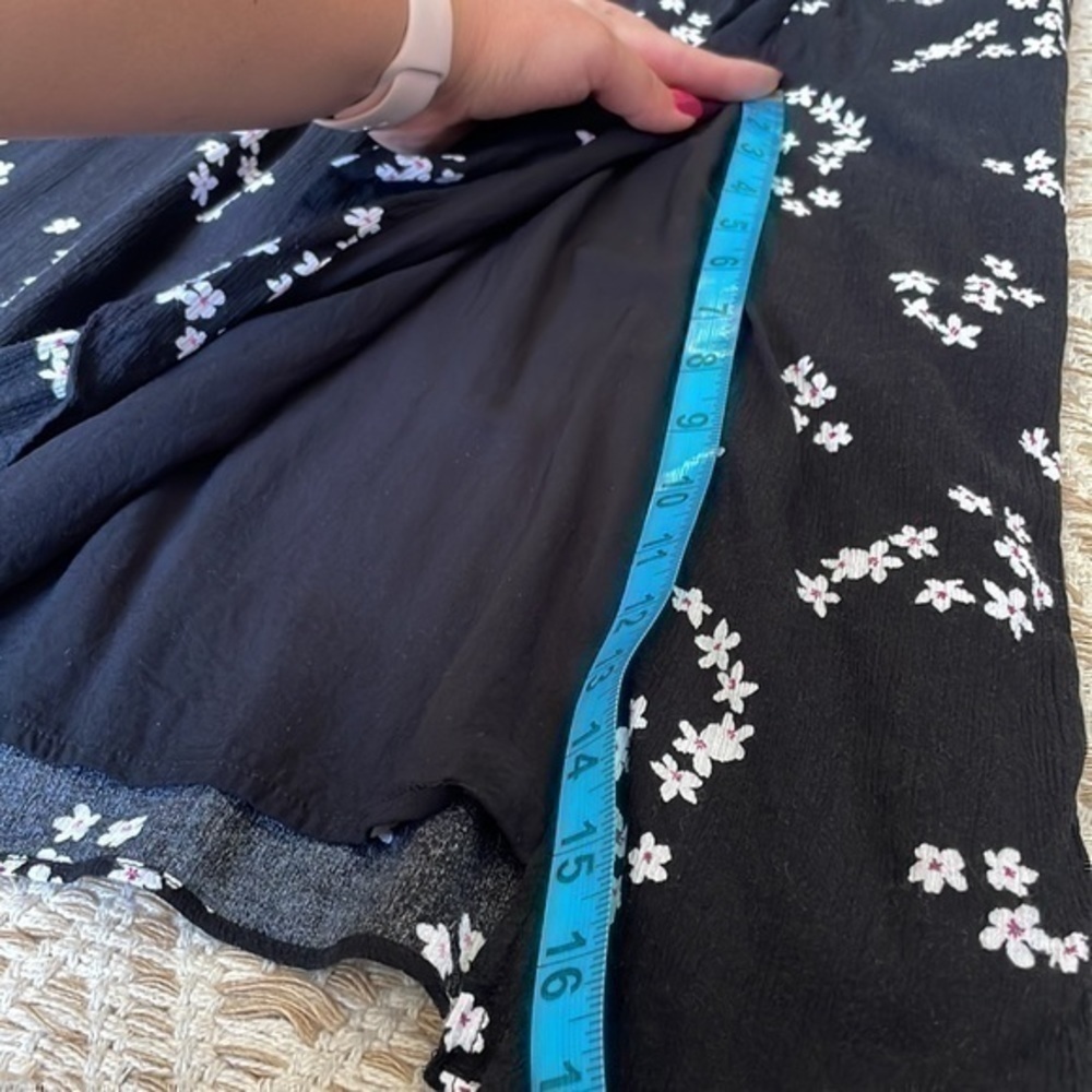 J. Jill floral ruffle maxi dress small - Picture 9 of 13